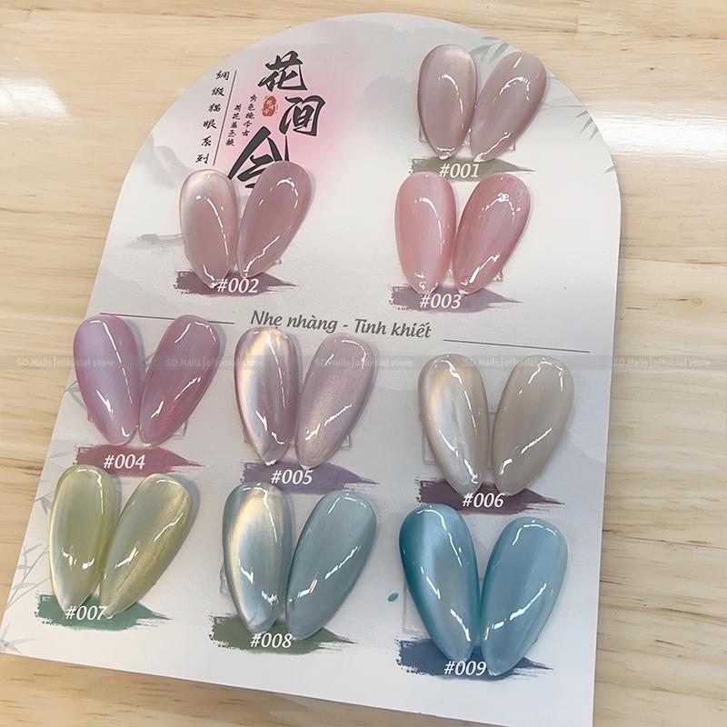 [ SD NAILS ] - Sơn Gel Mắt Mèo Hoa Gian Lệnh - Sơn Gel HGL Dạng Chai 9 Màu - Mắt Mèo Ánh Trắng Cực Quang 9 Tone Màu Hottrend - Sơn Gel Mắt Mèo Ánh Trăng Eiddo 15ML - Sơn Gel Cateyes Ánh Trăng Cực Quang Tạo Hiệu Bling Bling Sáng Bóng Trên Móng-Mắt Mèo NAIL