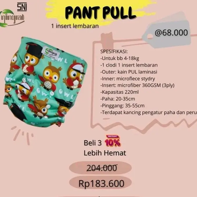 CLODI NINGRAT PANT UP PULL