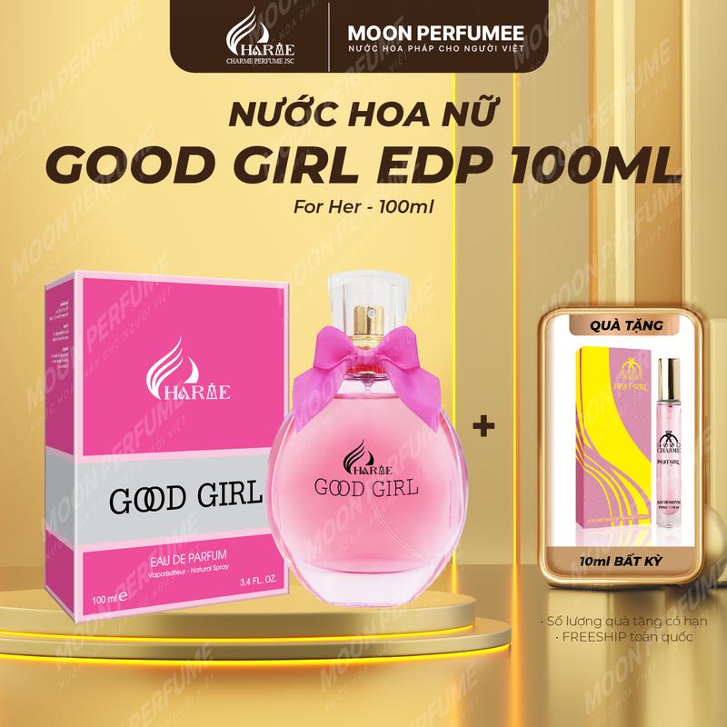 Charme Perfume Good Girl 100ml - Nước hoa nữ gợi cảm, quyến rũ, tươi mát 0