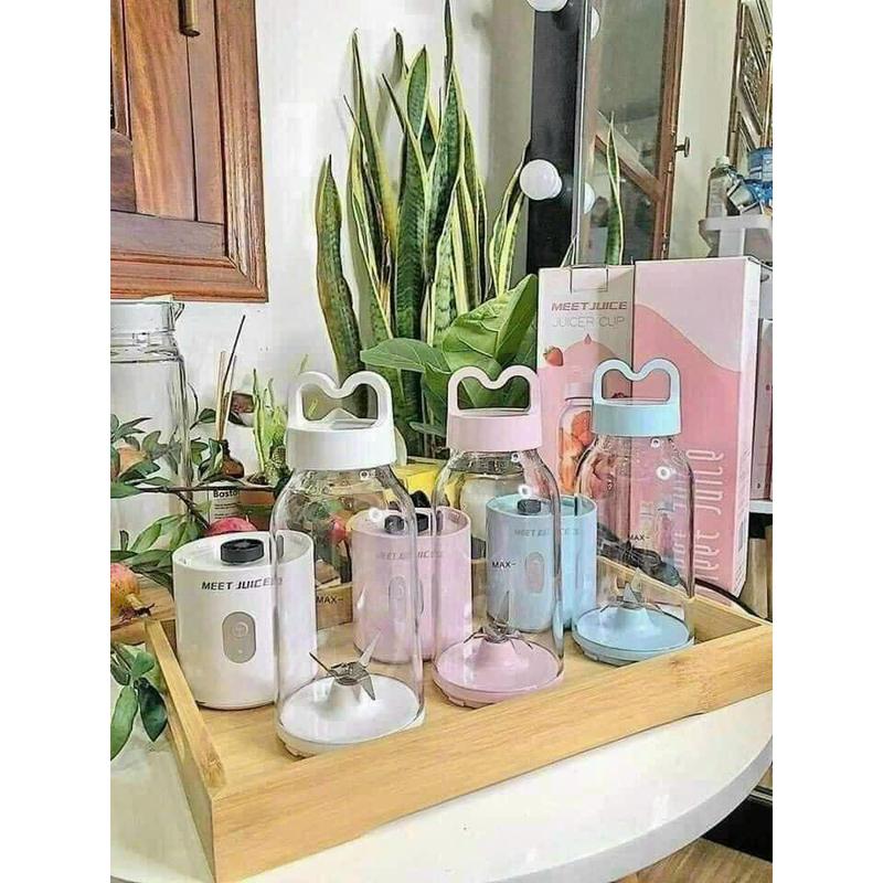 Máy Xay Sinh Tố Cầm Tay MIni Meet Juice Xay 9s Cực Nhanh 5