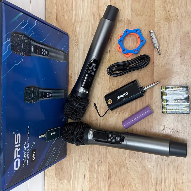 Micro không dây 0ris SM213A chỉnh EQ, chỉnh eco trên thân mic UHF (không dây) 4