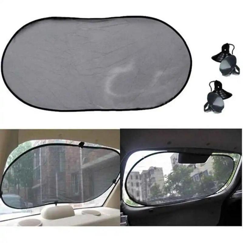 Car Sun Shade UV Protection Folding Auto Rear Window Sunshade 100x50cm ...