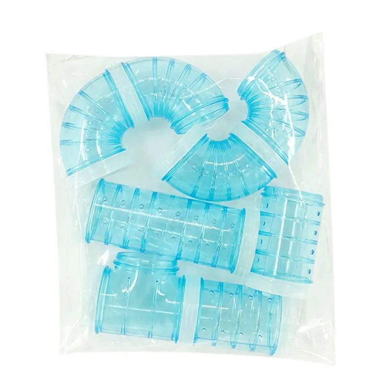Phiêu Lưu Ống Cho Chuột Hamster, Bộ Ống Bên Ngoài, Ống Nhựa Trong Suốt, Đồ Chơi Cho Chuột Hamster, Để Mở Rộng Không Gian, Đường Hầm Kết Nối Tự Làm 0