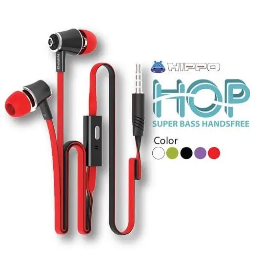Handsfree Earphone Hippo Hop Super Bass Harga Promo
