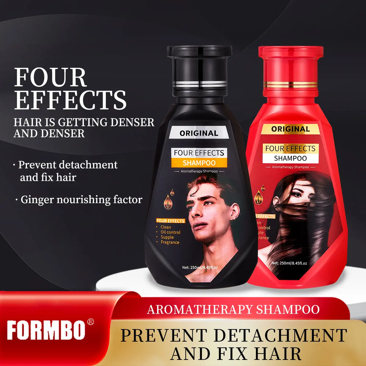 Formbo Men's and Women's Shampoo Two-in-One Deep Cleansing Thick Hair ...