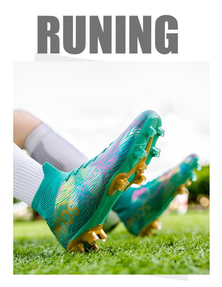 Product Introduction of Fustal！35-45 Ready Unisex Plus Size Training Football Shoes Fashion All-terrain Football Shoes Wide Last Soccer Shoes 20