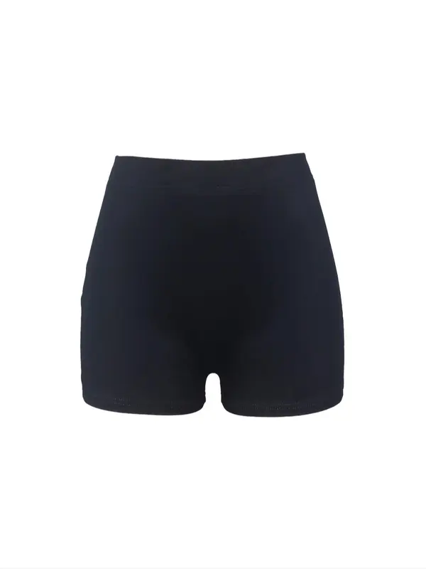 Women's Letter & Lip Print Skinny Shorts, Casual Elastic Waist Shorts for Yoga Gym Workout, Ladies Bottoms for All Seasons Valentine's Day, gift 1