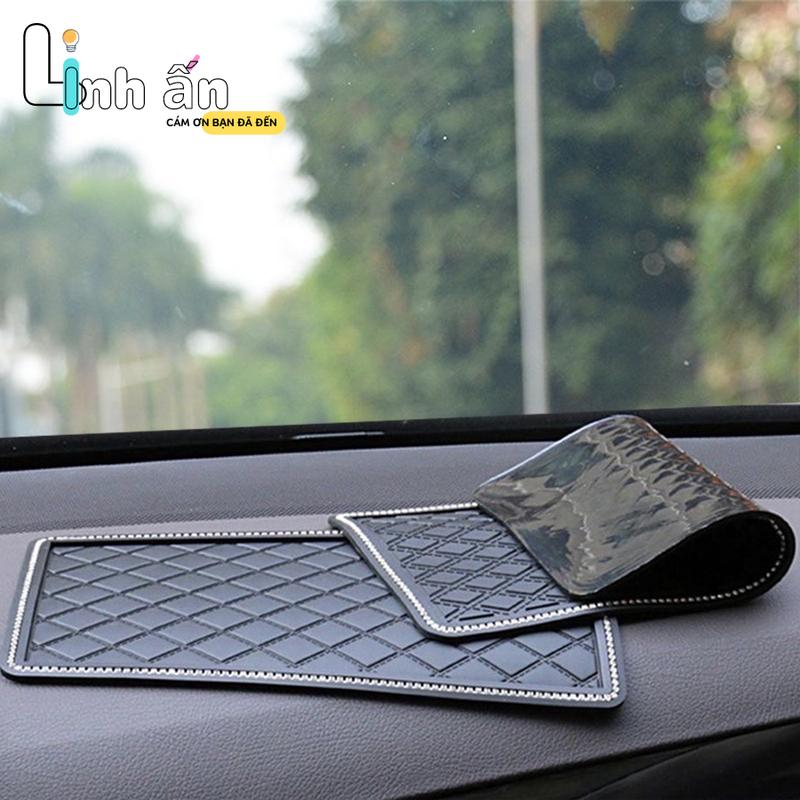 Thảm Chống Trượt Taplo Ô Tô SANG TRỌNG - Đế Tượng Phật Mô Hình Trang Trí Xe Hơi - Thảm Lót Taplo Ô Tô Nhiều Mẫu LINH ẤN 0