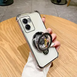 Cocok untuk casing ponsel OPPO A77s  ,Dudukan ban yang dapat diputar, casing ponsel anti jatuh di empat sudut-SJTL