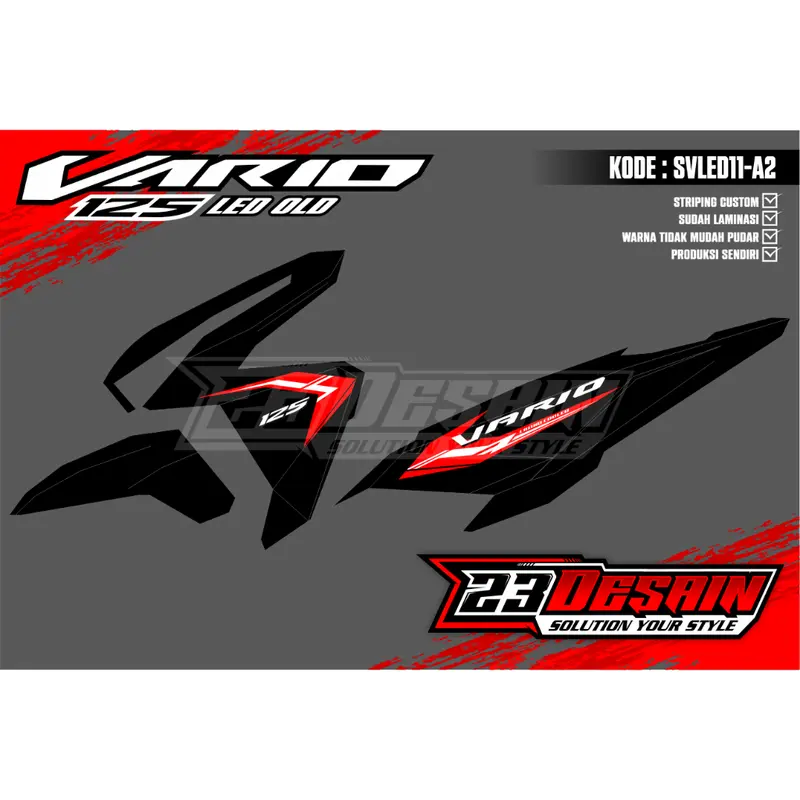 striping vario 125 led old motif gen2 malaysia striping vario new striping click malaysia sticker malaysia vario led old striping vario 125 2023 SVLED11 Motorcycle 7