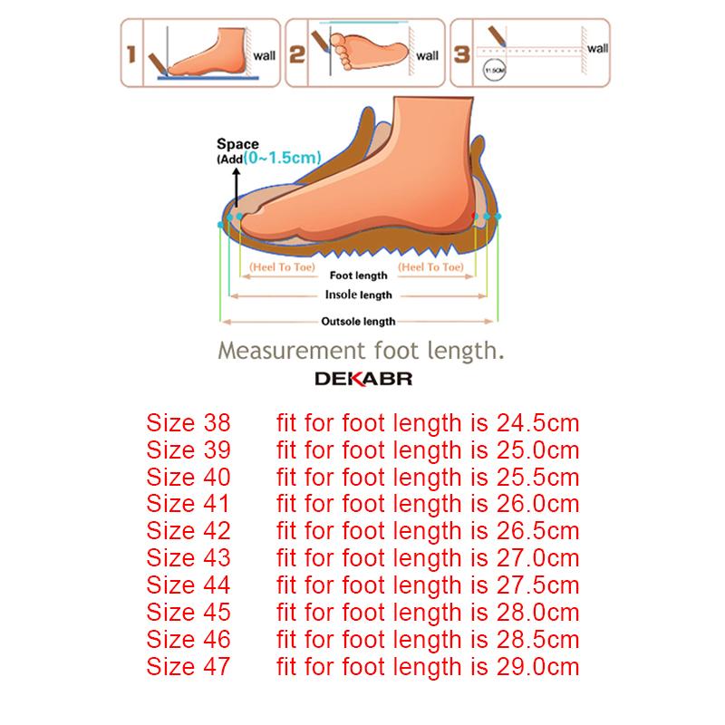Product Introduction of DEKABR Comfortable Handmade Leather Shoes Casual Men's Flats Design Man Driving Shoes Soft Bottom Leather Men Shoes Size 38-47 0