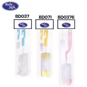 BABY SAFE Sikat Botol Susu | Bottle Brush BD037-1 BD037-6 RANDOM
