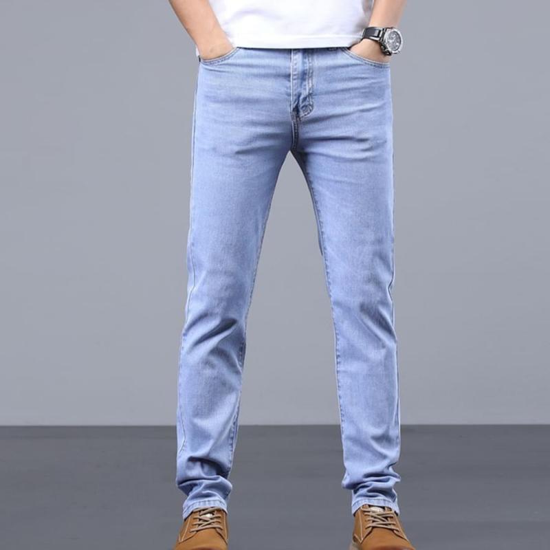 Quần Jeans Nam Quảng CHÂU from đứng . Chất cotton dãn nhẹ mặc cực tôn dáng, (ảnh tự chụp) Có Túi Menswear Pants Bạc