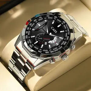 [COD] Jam Tangan Pria Original Asli Jam Tangan Pria Tahan Air Asli Fashion High-End Butik Bisnis Jam Tangan Hollow Tahan Air Bercahaya Kalender Panggilan Besar Jam Tangan Tampan Jam Tangan Pria Mewah Jam Tangan Pria Dewasa Keren Anti Air