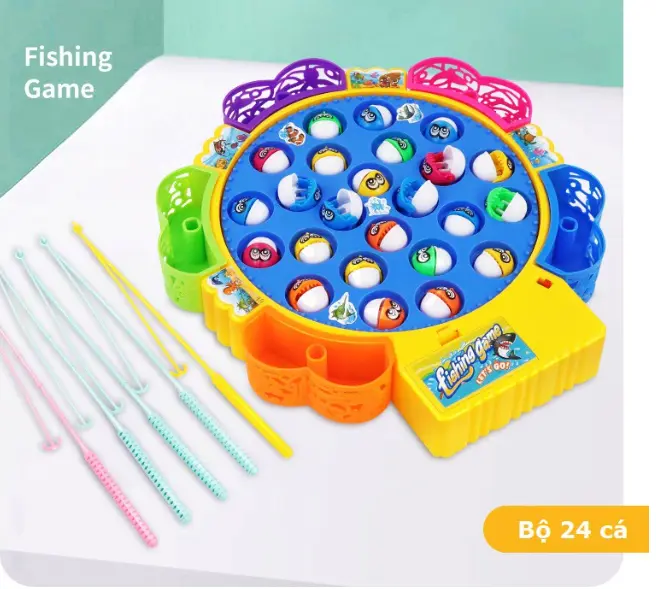 Bộ đồ chơi câu cá cho trẻ em- trò chơi câu cá giáo dục dành cho bé 1