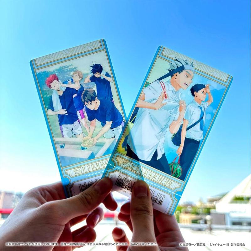 Haikyuu Raffle Ticket Haikyuu! Official Visual Clear Ticket - Shop | Tokopedia