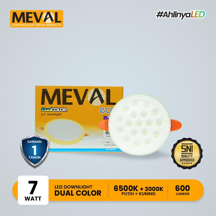 Promo MEVAL Dual Color Downlight - 7W+3W Pu/Ku - Kota Tangerang - MEVAL ...