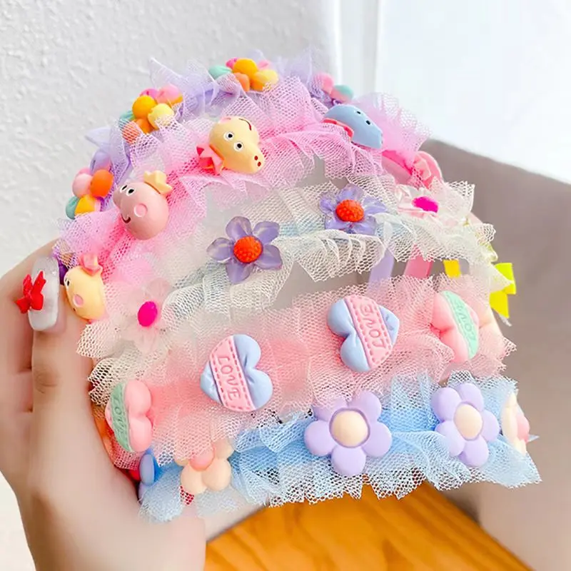 Bando Anak Korea Motif Desain Karakter Lucu Hairband 2