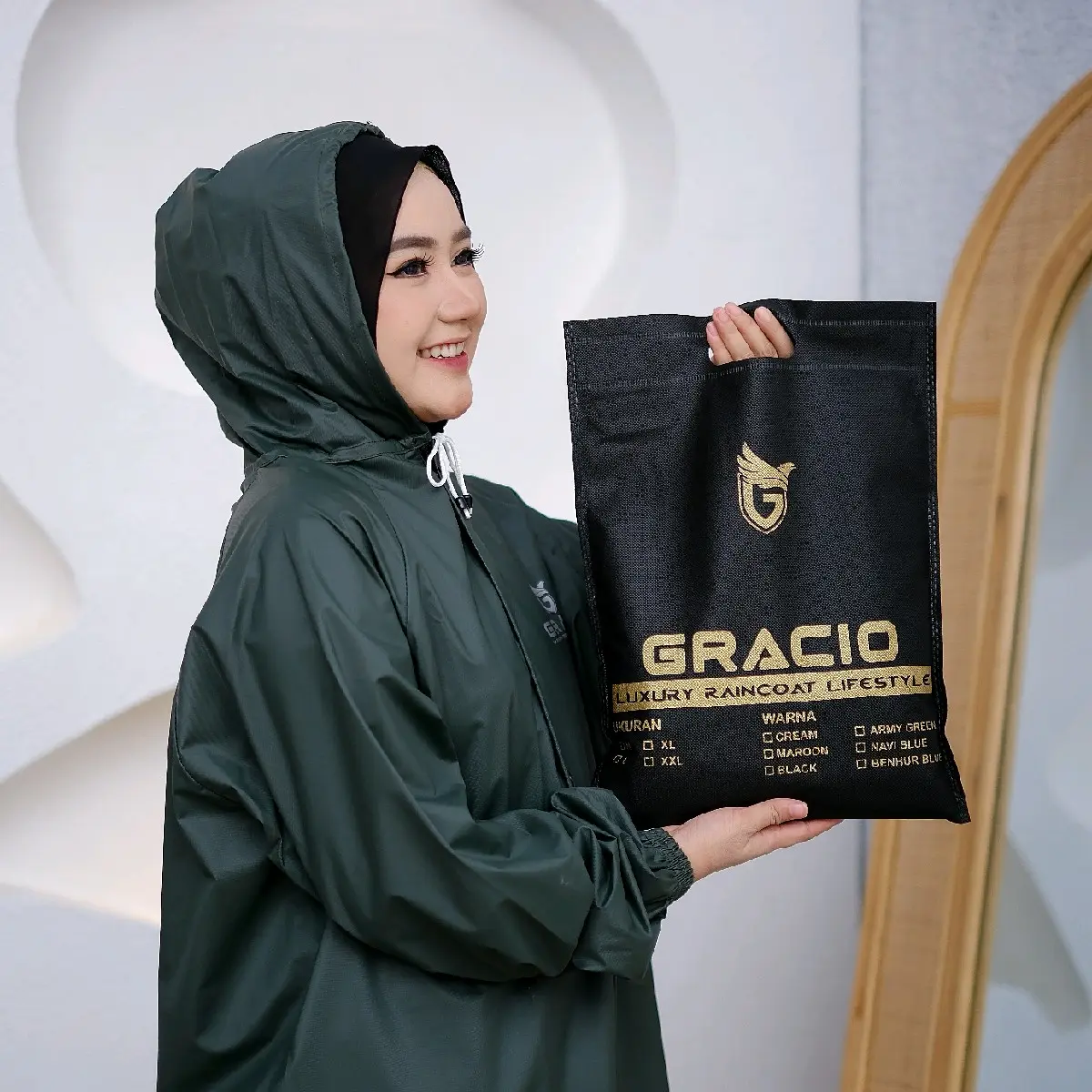 JAS HUJAN GRACIO Setelan Dewasa Pria Wanita Terbaik