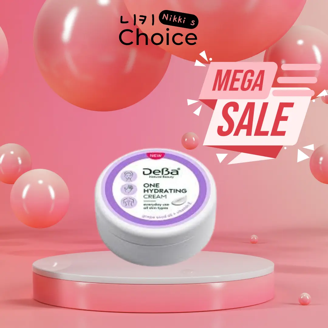 DeBa ONE Hydrating Cream - Kem dưỡng ẩm da toàn thân đa năng DeBa với dầu hạt nho và vitamin E 200ml