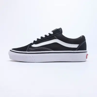 All black vans old skool womens hotsell