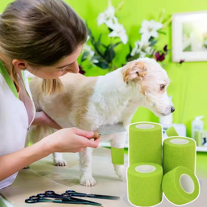 Product Introduction of Pet Elastic Self-Adhesive Bandage Sports Compression Elastic Patch Tape A0R6 16