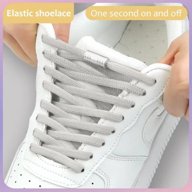 Photo inspiration: Anti Sway Shoelaces For Minimized Destabilization Reference: Anti Dropping Elastic No Tie Shoelaces Flat Shoe Laces For