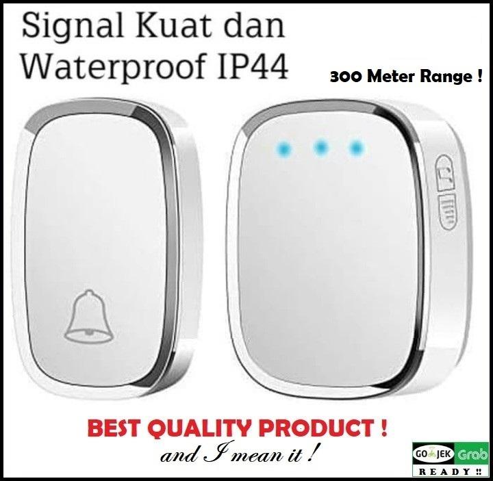 bel pintu wireless door bell best quality 300 meter range 1