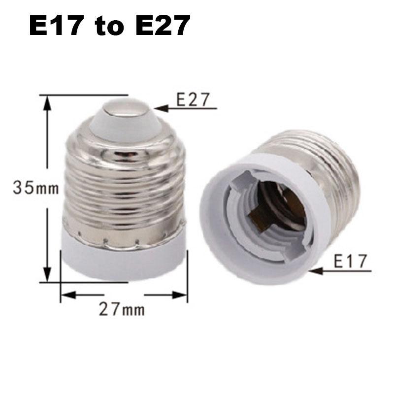 Product Introduction of 2pcs E27 E14 e17 to e40 e27 G24 GU10 E12 B22 MR16 LED lamp base light Adapter Bulb Holder Converter AC power Socket For Corn lamp FEH1SG 79