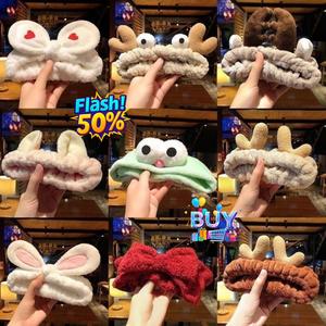 ที่คาดผมล้างหน้า, ที่คาดผมผู้หญิง, ดีไซน์หูกระต่ายน่ารัก, กุทัณฑ์, เหมาะสำหรับล้างหน้าและแต่งหน้า, ที่คาดผมผูกผม, เครื่องประดับผม, สต็อกพร้อม, ปี 2025