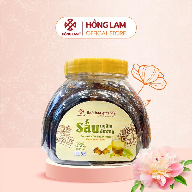  Nước Sấu Ngâm Đường Hồng Lam - Vị Chua Ngọt - Hũ  900g 2,4kg  