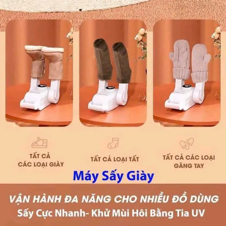 MÁY SẤY GIẦY đa năng khử mùi 3