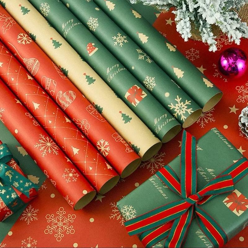  Giấy Gói Quà Noel 50x70 & 50x50 Trang Trí Tiệc Noel & Tết Giấy Cao Cấp Đa Dạng Màu Sắc Bảo Vệ Quà Tặng Kích Thước Lớn Chất Liệu Cao Cấp 