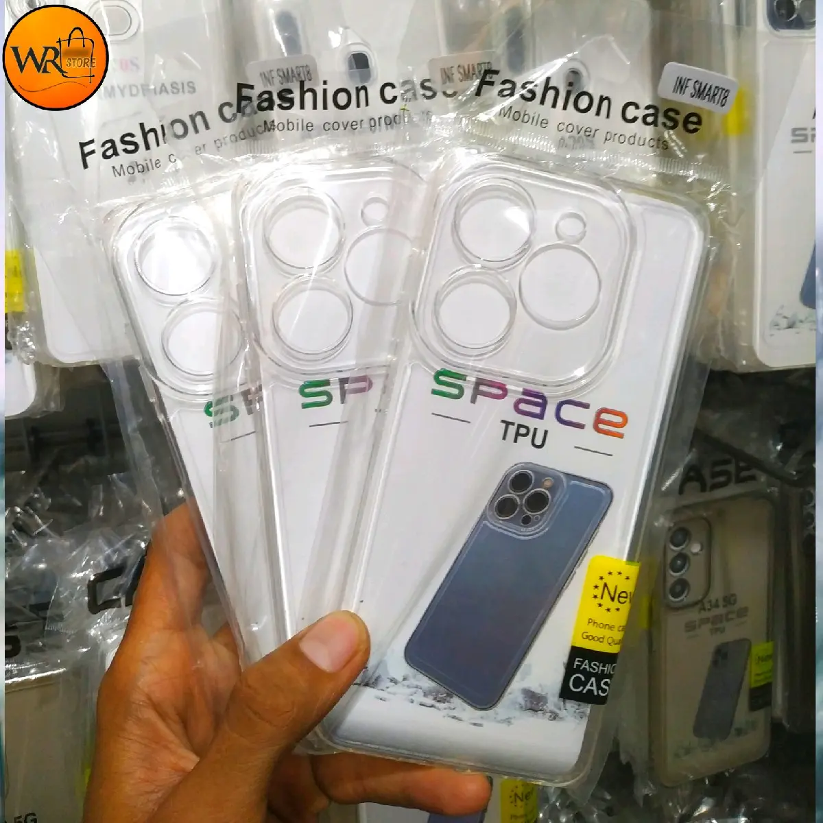 Softcase IF Smart 8 / Smart 8 Pro / Hot 40i / Hot 40 / Hot 40 Pro Silikon Transparan With UV Finishing TPU
