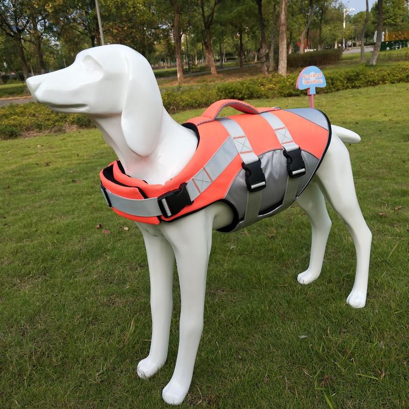 Product Introduction of Pet Life Jacket Safety & Style  Pet Swimsuit Pet Chest Harness Traction Rope  for Water Adventures 11