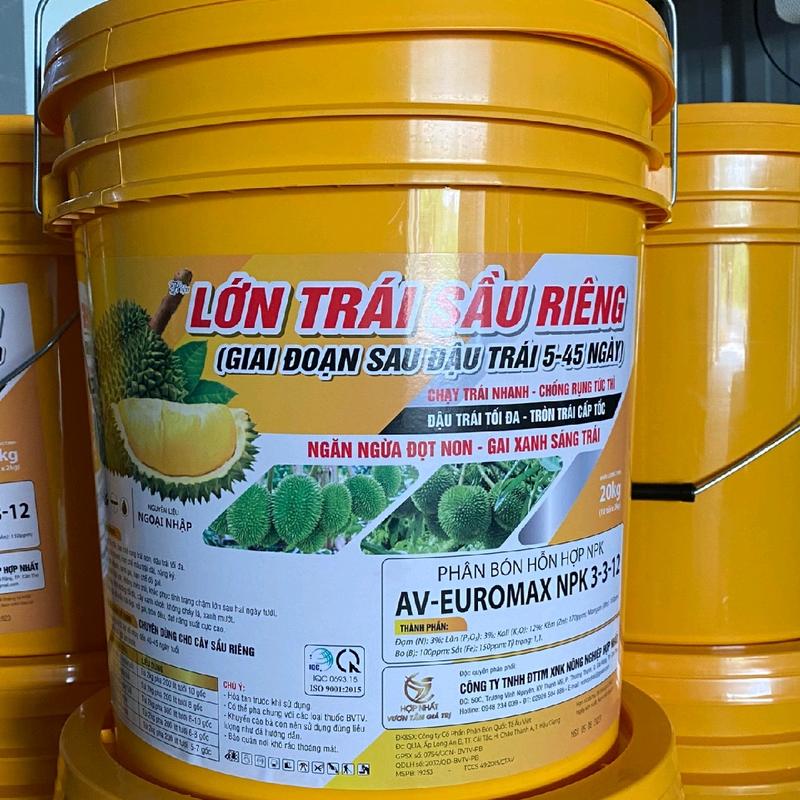 Phân bón - Lớn Trái Sầu Riêng - Chuyên dùng nuôi trái sầu riêng giai đoạn sau đậu trái từ 5 - 45 ngày 0
