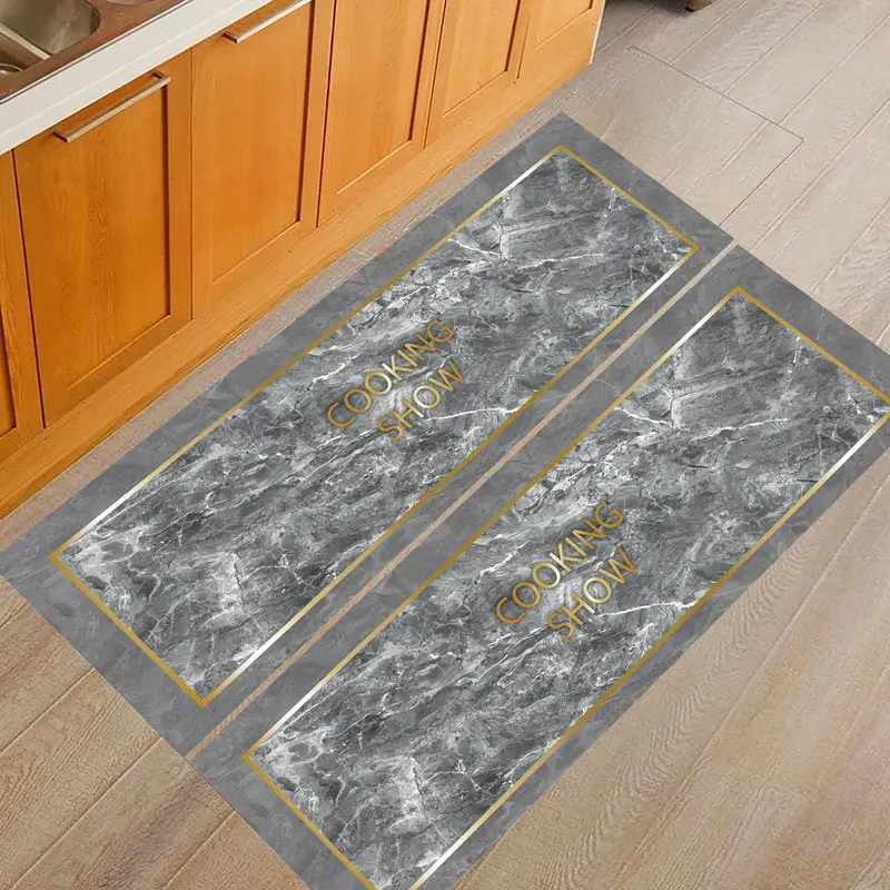 Thảm bếp 2 tấm dài 40 x 120cm, thảm trải bếp BALI 5D chất nỉ lì thấm hút tốt, mặt sau có bi cao su chống trượt, dộ dày tiêu chuẩn 0,3-04cm độ bền 3-5 năm 6