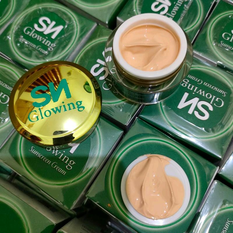 CREAM SIANG SUNSCREEN SN GLOWING Memutihkan Wajah Mencerahkan 2
