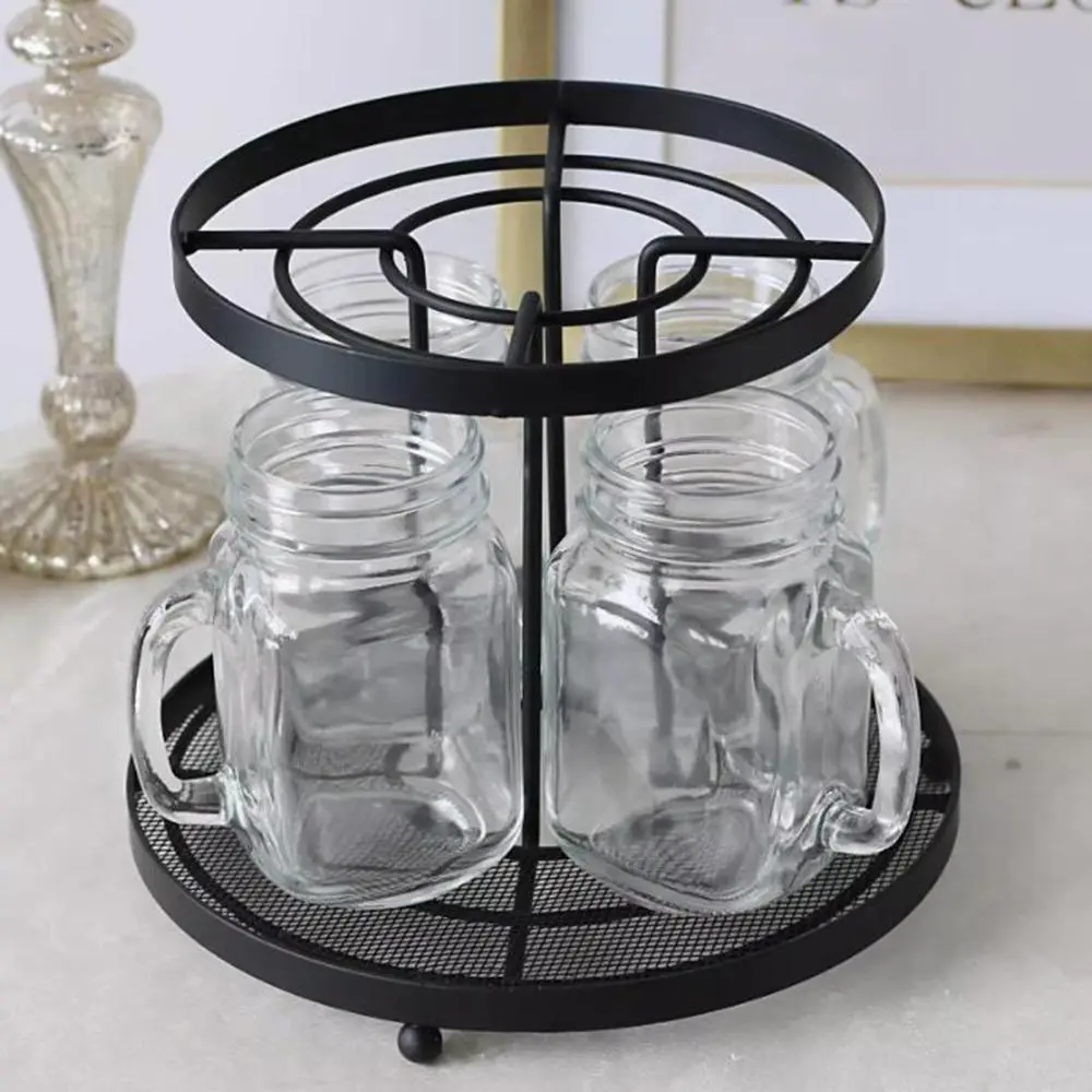 Drink Dispenser Stand Storage Heavy Duty Metal Round Stable Juice Dispenser Stand for Juice Kitchen Lemonade Indoor Garden