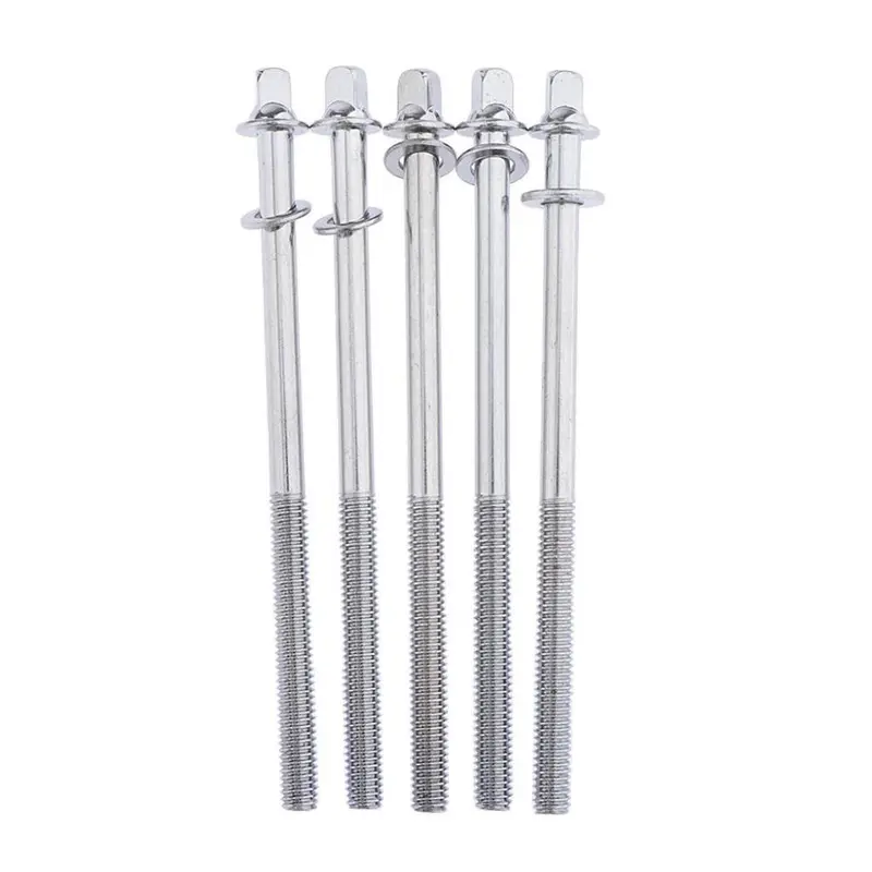 Thanh Căng Trống, Bộ 5 Cái, Kích Thước 108mm x 6mm, Thích Hợp Cho Tom Và Snare, Được Sử Dụng Để Xây Dựng Và Sửa Chữa 1