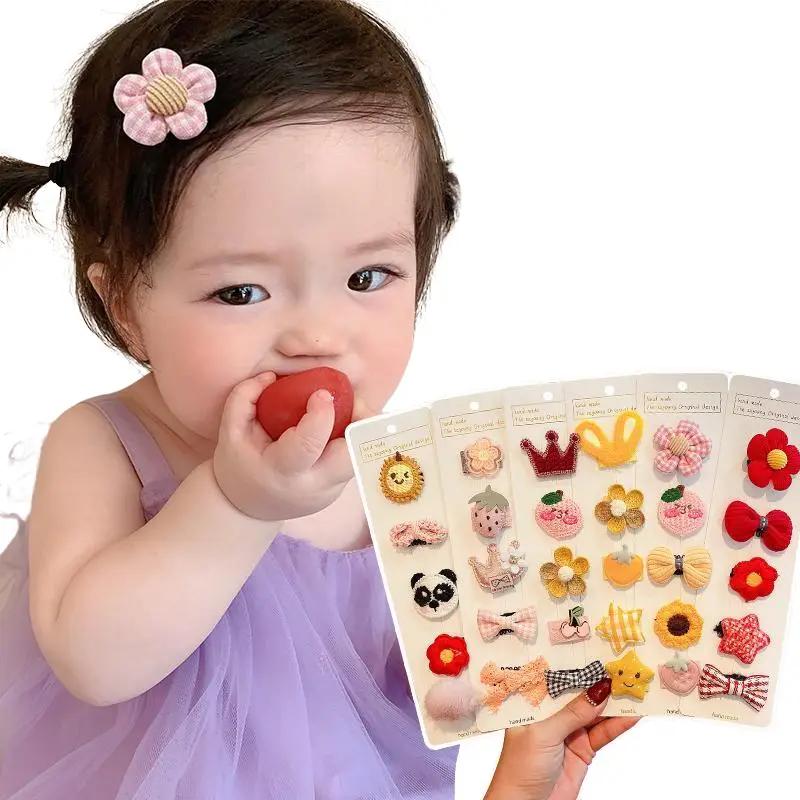 Cho Bé Gái, Không Làm Tổn Thương Tóc, Dễ Thương, Siêu Dễ Thương, Kẹp Tóc Mồ Hôi Cho Bé Gái, Kẹp Tóc, Kẹp Tóc,  Đội Đầu Fabric Plastic Cartoon Character Headband Hair Band Hair Pin Phụ Kiện Tóc Thun