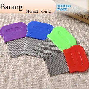 (Barang Hemat Ceria) Sisir Kutu H793 Serit Kutu Pendek Multifungsi stainless steel Pembasmi Kutu Dan Ketombe Material Logam Rapat