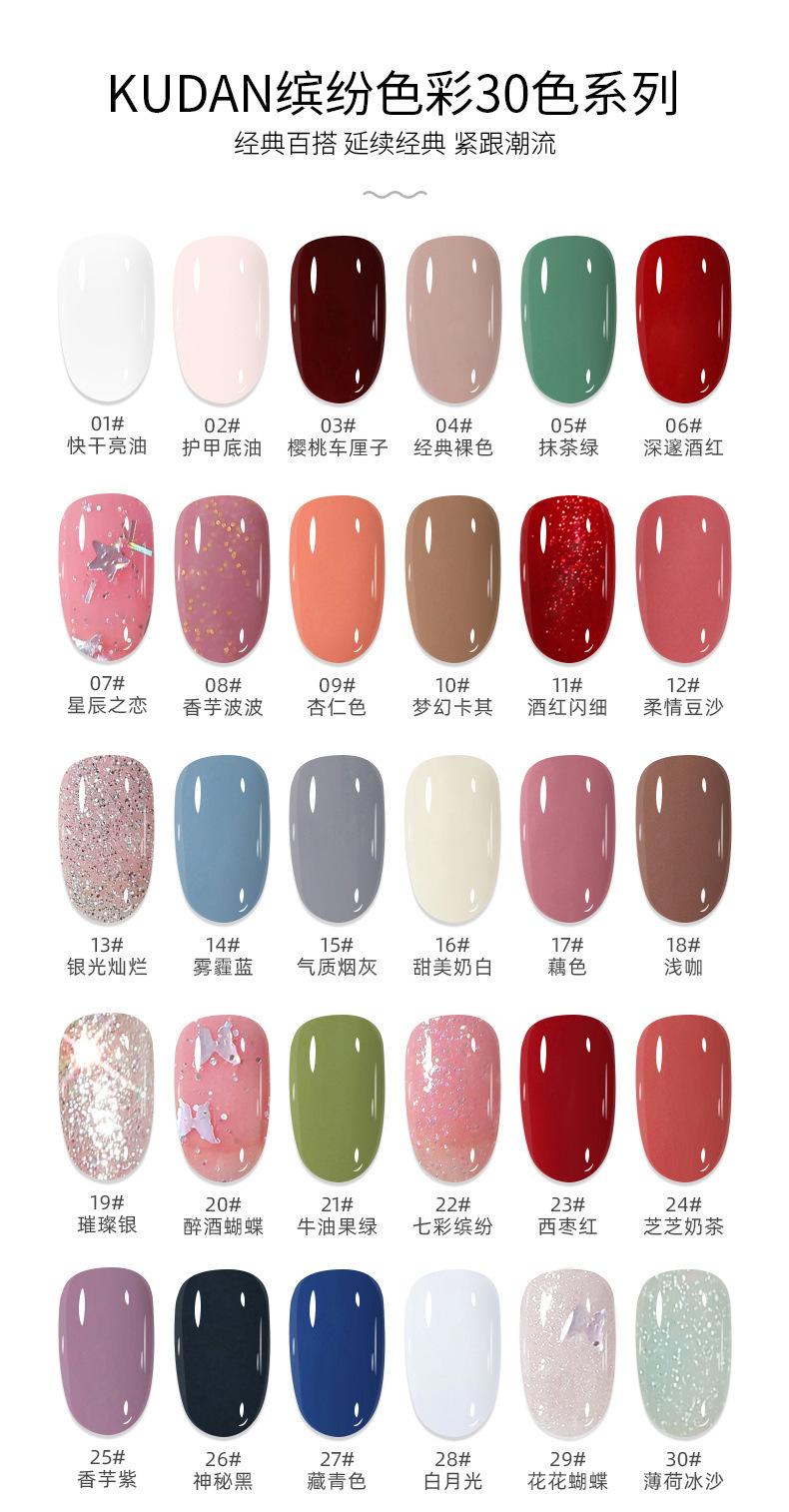Product Introduction of Sơn Móng Tay Không Nướng, Nhanh Khô, Lâu Trôi, Không Lột, Không Thấm Nước, Màu Trắng, Không Rách 9