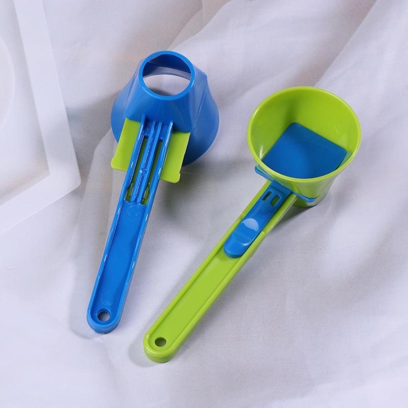 Product Introduction of Measuring Spoon Funnel With Longer Handle Powder Scoop For Water Bottle Water Bottle Scoop Funnel Funnel Scooper Precise 34