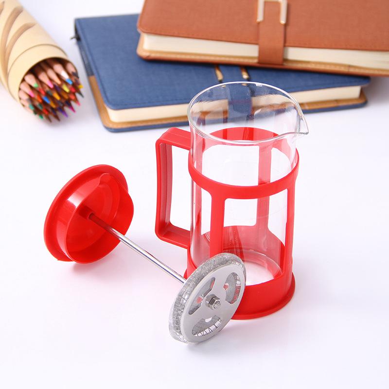 Product Introduction of Plastic French Presses Pot Coffee Maker Filter Coffee Pot Household Moka Coffee Machine Coffee Pot Percolator Tool 9