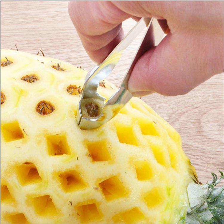 Stainless Steel Pineapple Peeler & Corer – Multi-Function Tool for Peeling, Cutting & Removing Eyes, Perfect for Pineapple Preparation 3