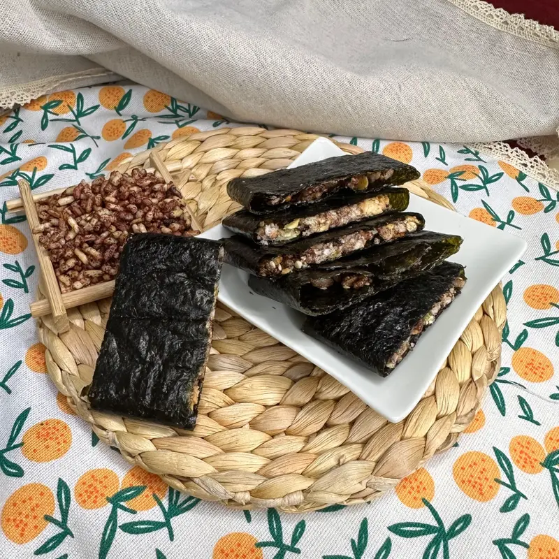 [Chính hãng] Thanh rong biển kẹp hạt dinh dưỡng FnV bịch 60g 3