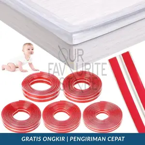 OFS - Silikon Pelindung Meja Baby Safety Strip Protector | Lis Bumper Strip Pinggiran Meja Pelindung Tepi Meja Pengaman Sudut | Safety Protector Strip Baby