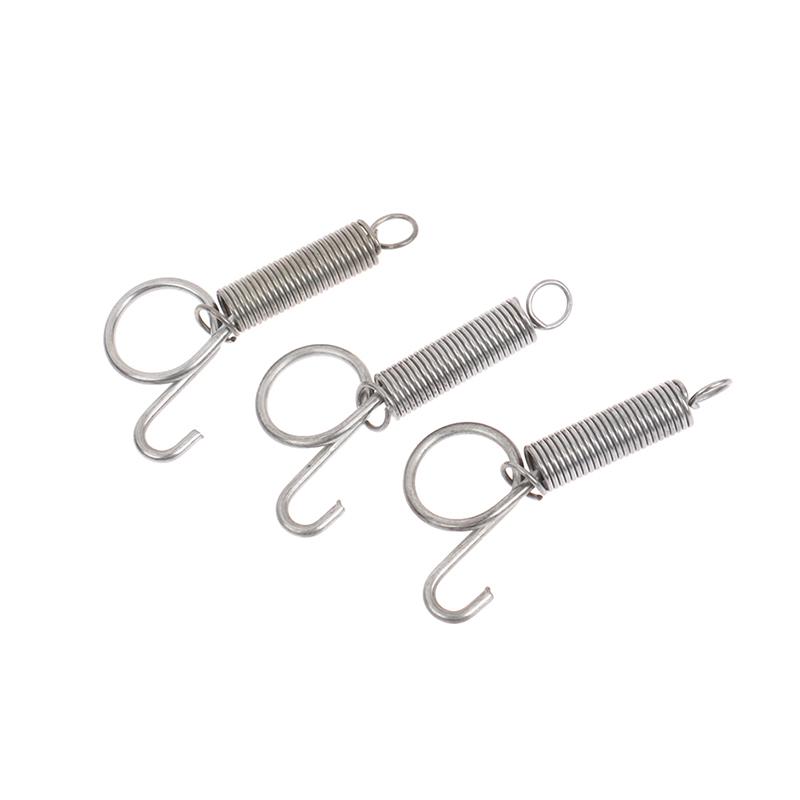 Product Introduction of 10Pcs Multipurpose Spring Lock Animal Pet Cage Latches Lock Spring Rabbit Cage Door Tension Spring with Hook 24