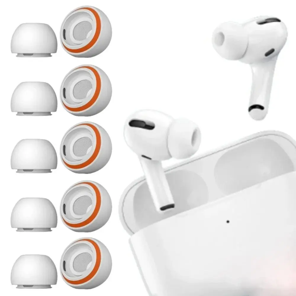 Soft Memory Foam Ear Tips Silicone Headphone Earphone Earpads Accessories Replacement Ear Cushion for Apple AirPods Pro 2 1
